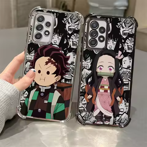Demons Slayers Phone Case for Samsung A13 A22 A24 A32 A51 4G A15 A16 A23 A52 4G 5G A25 A32 A33 A34 A35 A52s A54 A55 A73 5G