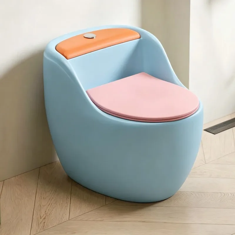Toilet household French retro style personalized creative egg shape