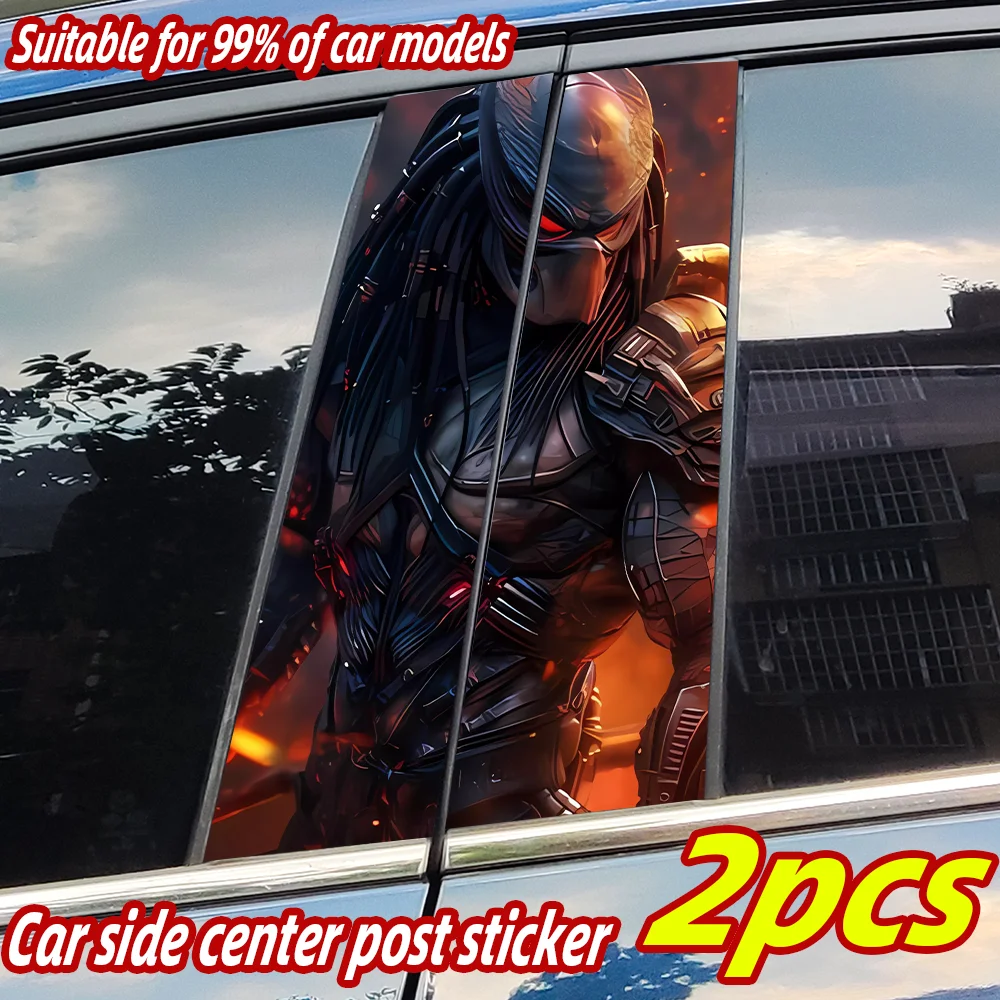 

Car Stickers Predator Auto B Pillar Waterproof Center Column Decoration Cover Scratches DIY Car Doors Pillar Decals Accessories