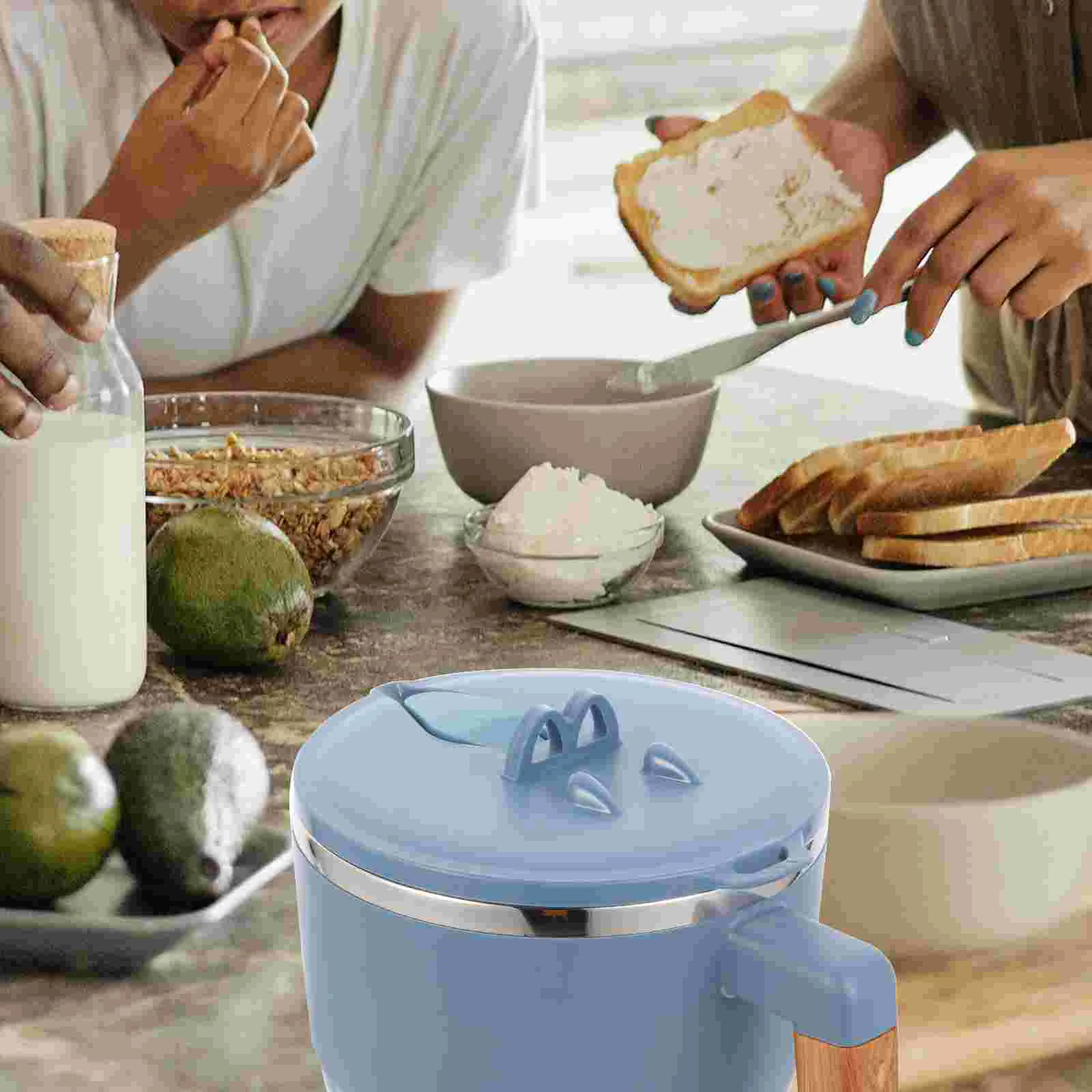 

Instant Noodle Bowl with Handle Large Ramen Rice Leak-proof Lunchbox Breakfast Plastic Soup Lid Bowls Lids