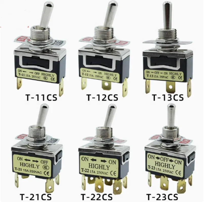 

5pcs Button switch T-11-12-13-21-22-23CS shaking head toggle switch