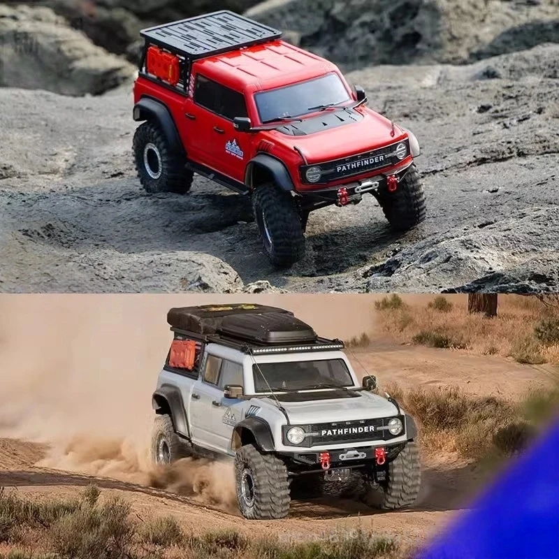 RGT EX86150 1:10 مقياس 4WD RC متسلق الصخور بدون فرش مع نقل سرعتين وهيكل معدني هدية عيد ميلاد