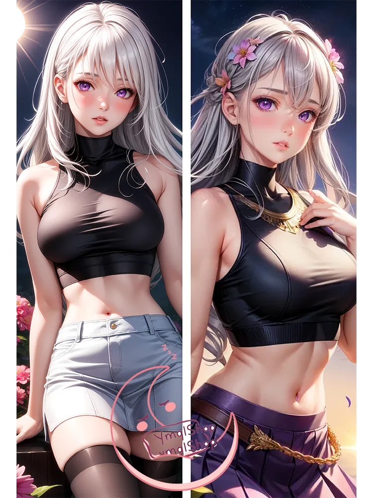 

Чехол Dakimakura, неограниченное количество искусственного интеллекта, индивидуальный размер, двусторонний принт, натуральный размер, приятная для кожи ткань, аниме, женская наволочка для тела