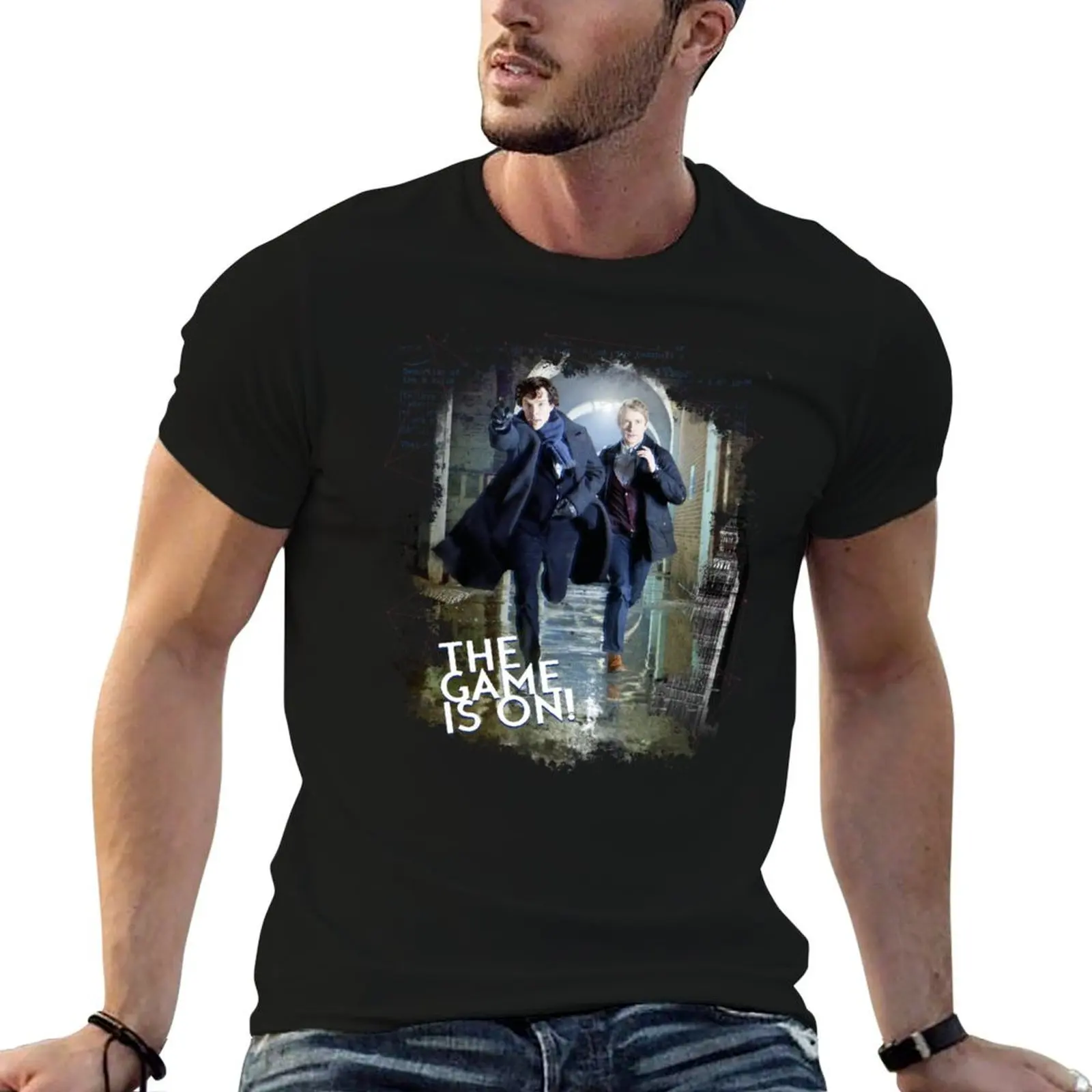 

Sherlock: The Game is On! T-Shirt t shirts with prints t shirts for man pack white T-Shirt