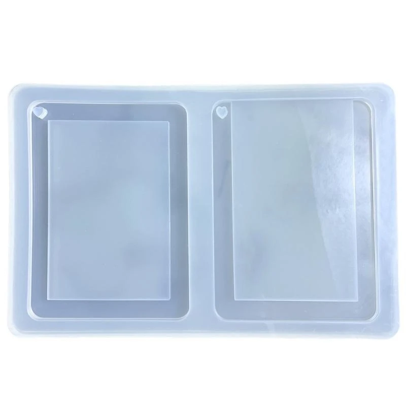 Photo Frame Silicone Mold Rectangle Pendant Mold Resin Casting Mold