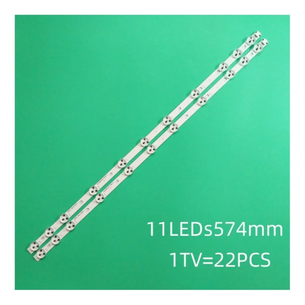 11 lamp 575mm listwa oświetleniowa LED do systemów TD K32DLV1H 32 calowe pręty zestaw telewizorów LED opaski Innotek 32 \