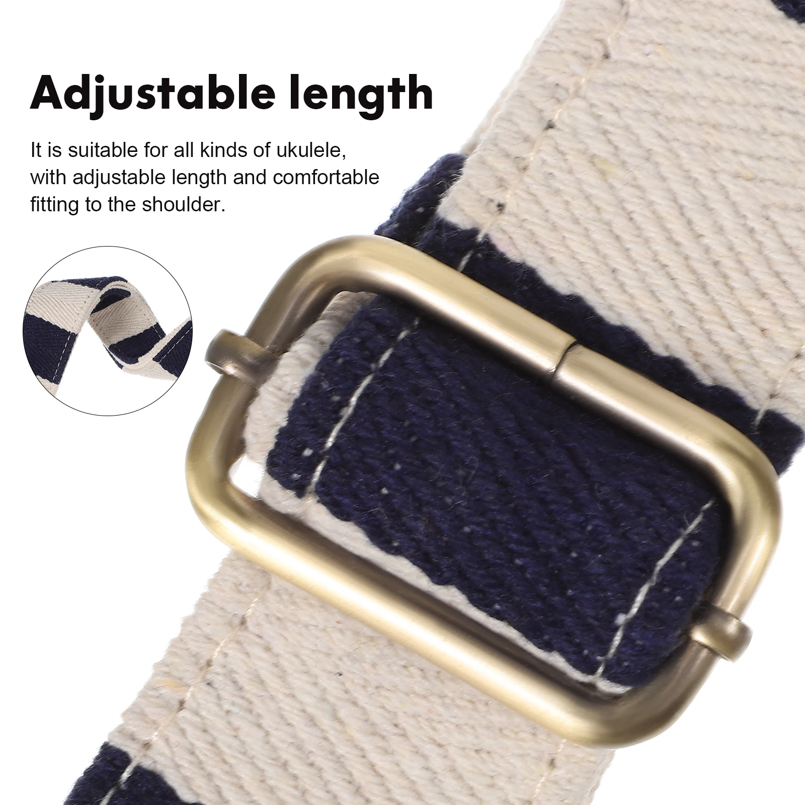 

Ukulele Strap Straps for Ukuleles Piano Belt Uke Crossbody Adjustable Sling Cotton