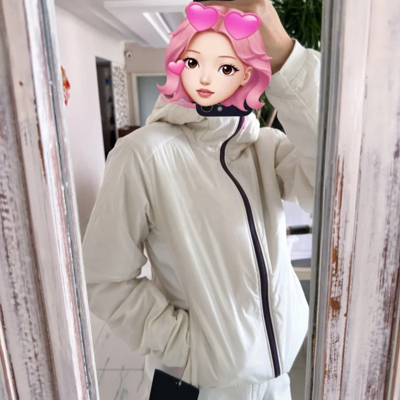Lightweight Waterproof Outdoor Hoody Jacket Women's Cotton Coat Hooded Warmth Windproof New 2026 Fashion Trend