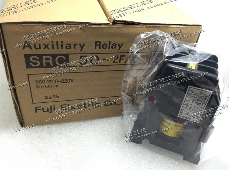 Genuine Original Fuji Contactor SRC50-2F / SRC50-2F/X, Coil Voltages: AC110V, AC220V, 24VAC