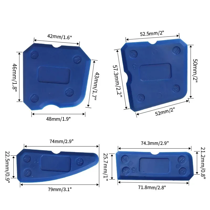 Kit d'outils de calfeutrage en silicone, épandeur de joints, spatule, grattoir pour carrelage, fenêtre, enlèvement des bords de coulis, outils de construction de cuisine