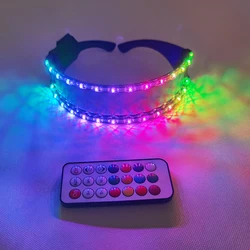 LED Glasses Sunglasses Goggles For Party Dancing Glowing LED Mask Rave Glasse EDM Party DJ Stage Laser Show