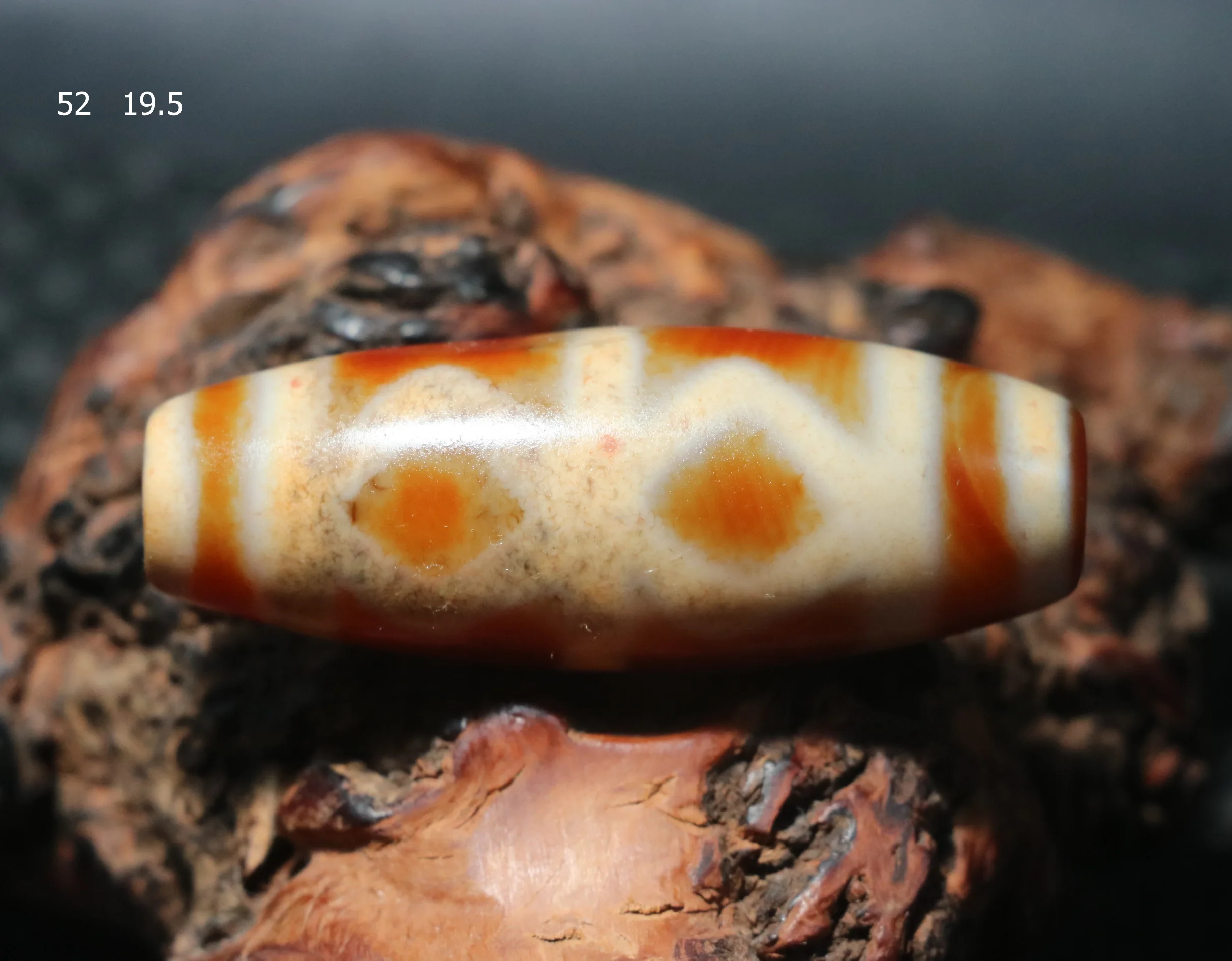

DUJIACHANPINUPD0919 Magic Power Tibetan old Agate Red Color Kingkong Faqi Vorje Big Drum dZi Bead Pendant Amulet 4A+ Timestown