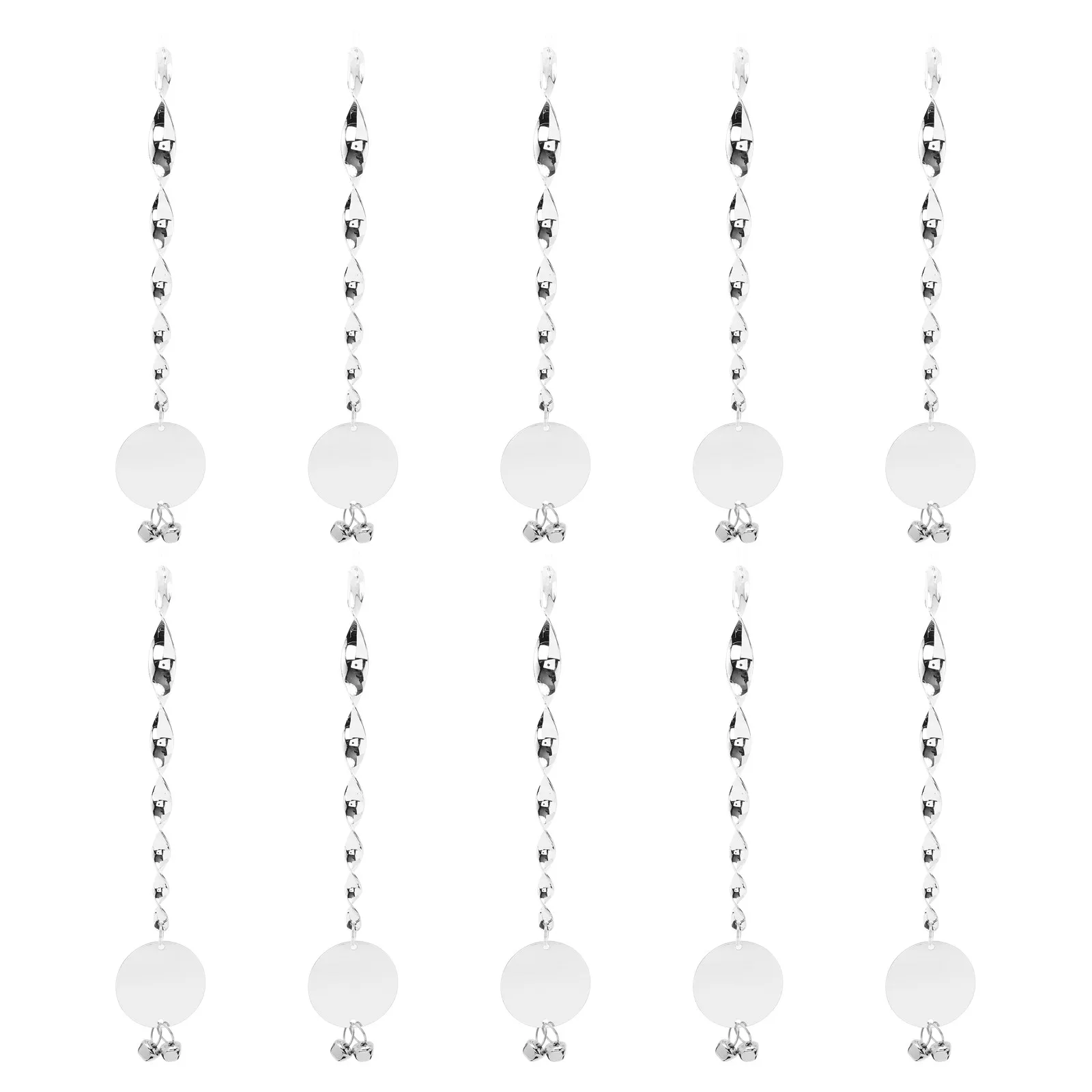10Pcs Reflective Spiral Bird Scare Rods 360 Degree Rotating Garden for Outdoor Porch Yard Birds Deterrent Devices