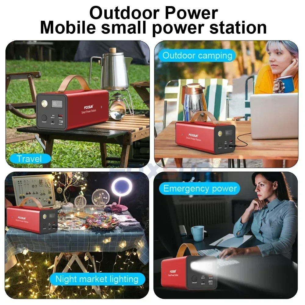 BCAK Discount Store220W Outdoor Mobile Power Supply Large-capacity Portable PowerBank Self-driving Camping, Night Market Stalls,