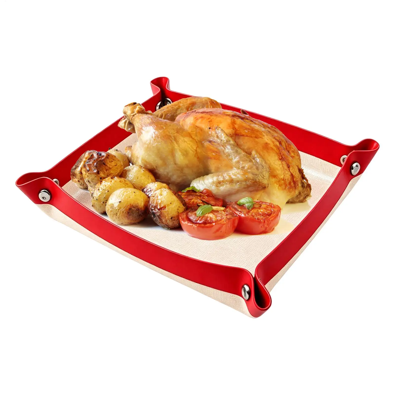 Kitchen  Reusable Silicone Baking Mat Heat Resistant Non-Stick Tray Baking Pad Bag Bread Sheet For Bread Sourdough Dough