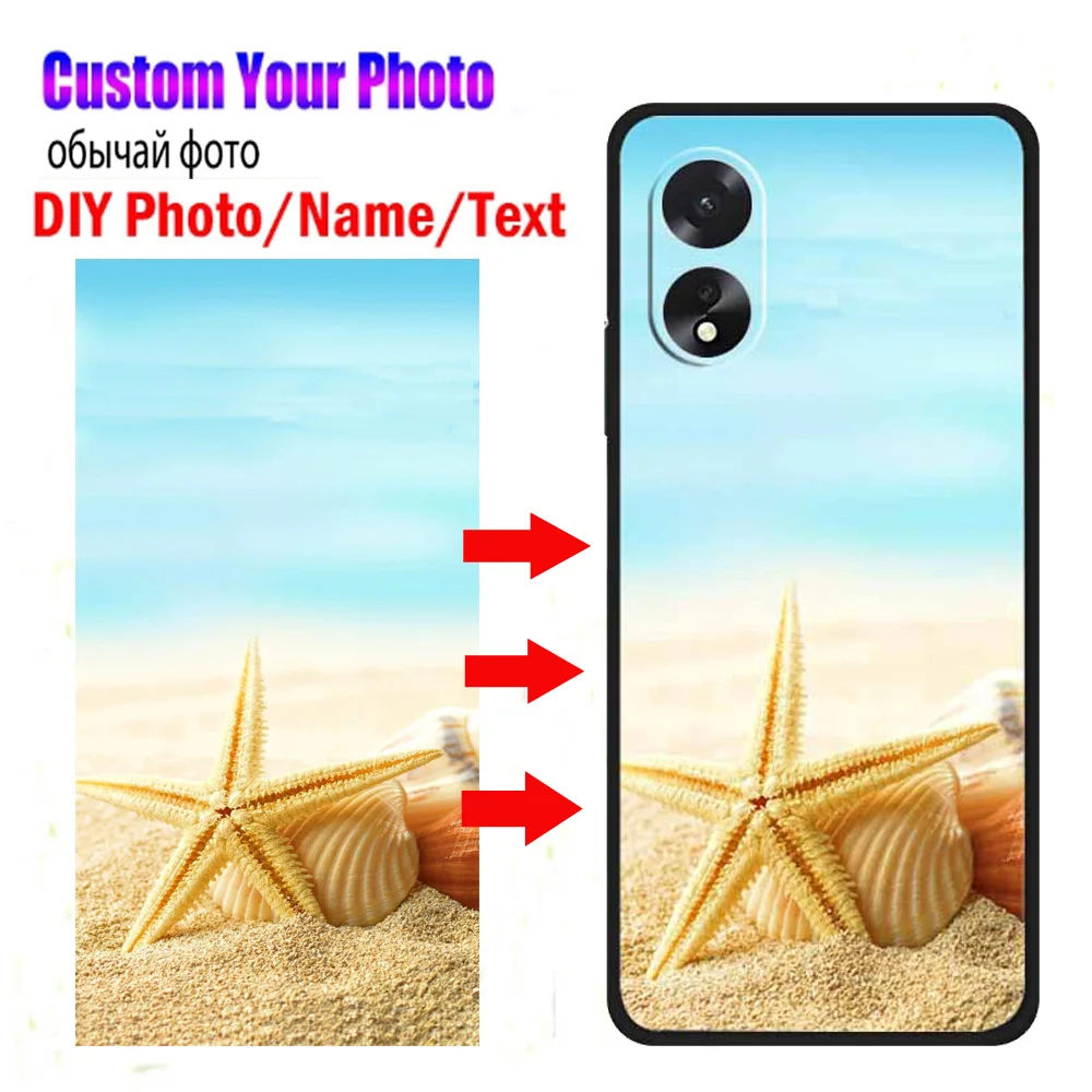 Customized Phone Cases for Oppo A38 A58 4G A78 5G Cover DIY Design Photo Picture Name TPU Funda For OPPO A98 A1 5G Silicone Case