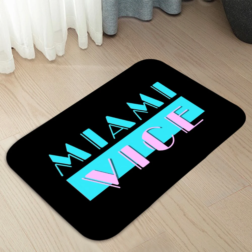 Miami Vice Doormats Home Carpet Entrance Door Mats Modern Decor Carpet Bathroom Floor Mats 138