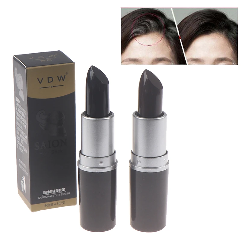 One-Time Hair dye Instant Gray Root Coverage Hair Color Modify Cream Stick Temporary Cover Up White Hair Colour Dye 3.8g