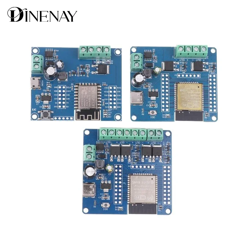 Módulo de interruptor MOS de 2/4 vías DC 5-60V ESP32 módulo de relé unidireccional ESP32-32E módulo WIFI Bluetooth Placa de desarrollo UART Burning