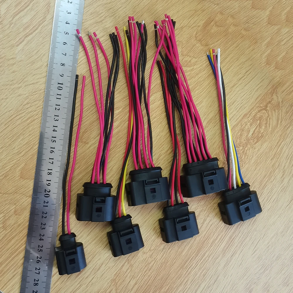 2/3/4/5/6/8/10 Pin Waterproof Automotive Connector For VW Audi VAG Repair Car Auto Ignition Coil Horn Sensor Wire Terminal Plug