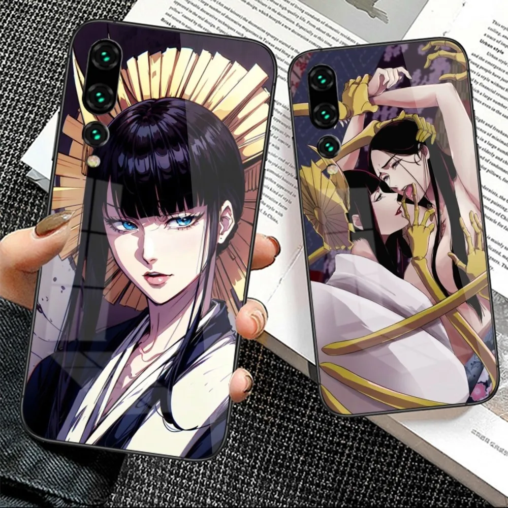 Bleach Senjumaru Mobile Cell Phone Case for Huawei P50 P40 P30 P20 Pro Mate 40 30 20 Pro Nova 9 8 7 PC Glass Phone Cover Funda