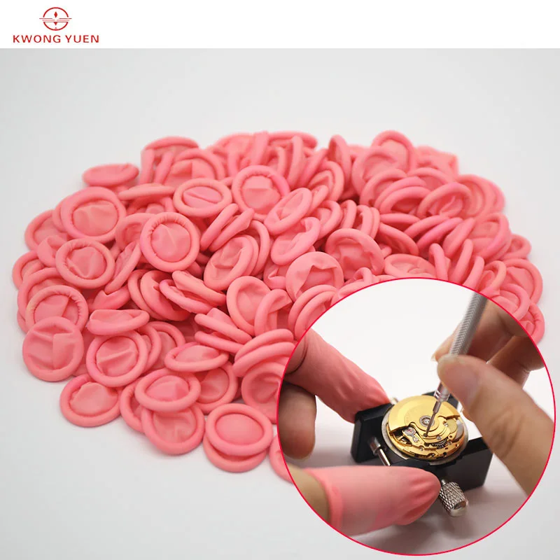 

Watch Repair Tool Pink Finger Cover Special Dust-Proof Anti-Sweat Fingerprint Protection Finger Cover