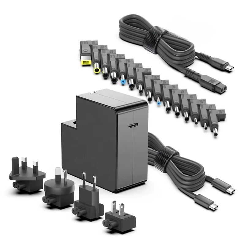 

65W Universal Laptop Adapter Charger USB Type-C Global Travel Power Adapter