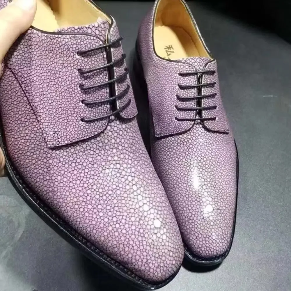 male  fashion  business wedding shoes male formal stingray shoes male