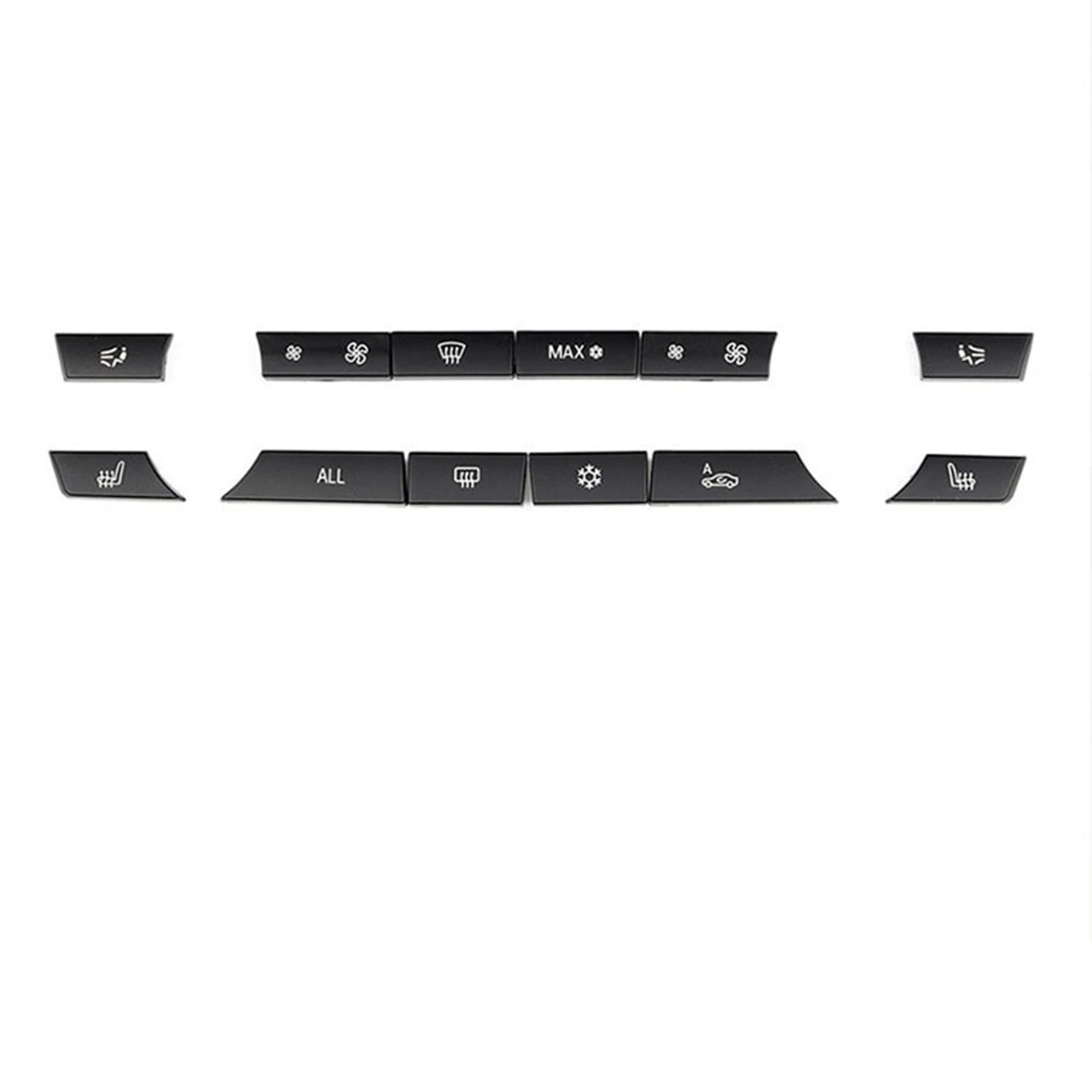 Interior Dashboard Conditioning Button Heater Switch Repair Kit Cap Cover For BMW 5 Series F07 GT F10 F11 7 Series F01 F02