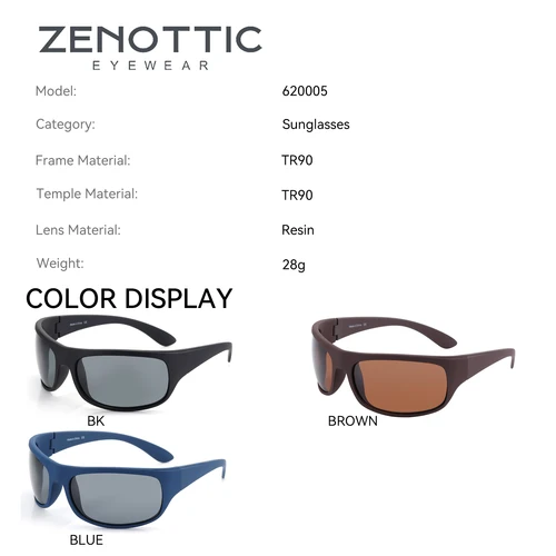 Imagen 2 del producto ZENOTTIC Gafas de sol deportivas para mujer, gafas de sol polarizadas para conducir para hombre, gafas de sol antideslumbrantes UV400 2025