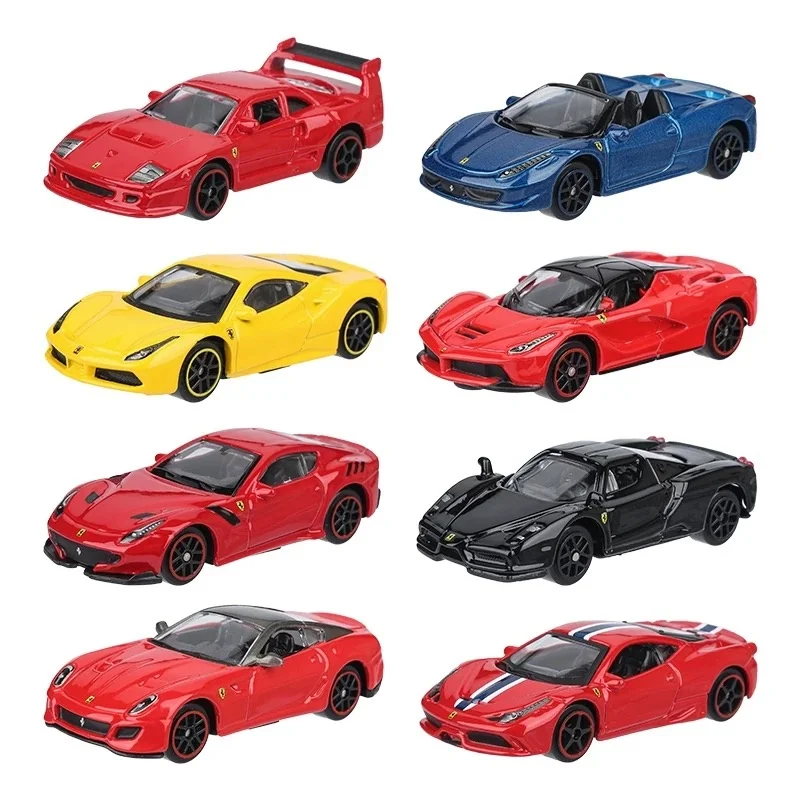 Authentic Boutique Products Bburago 1/64 Ferrari Alloy Car Model Diecasts & Toy Vehicles Toy Pocket Car Decoration Kid Toy Gifts