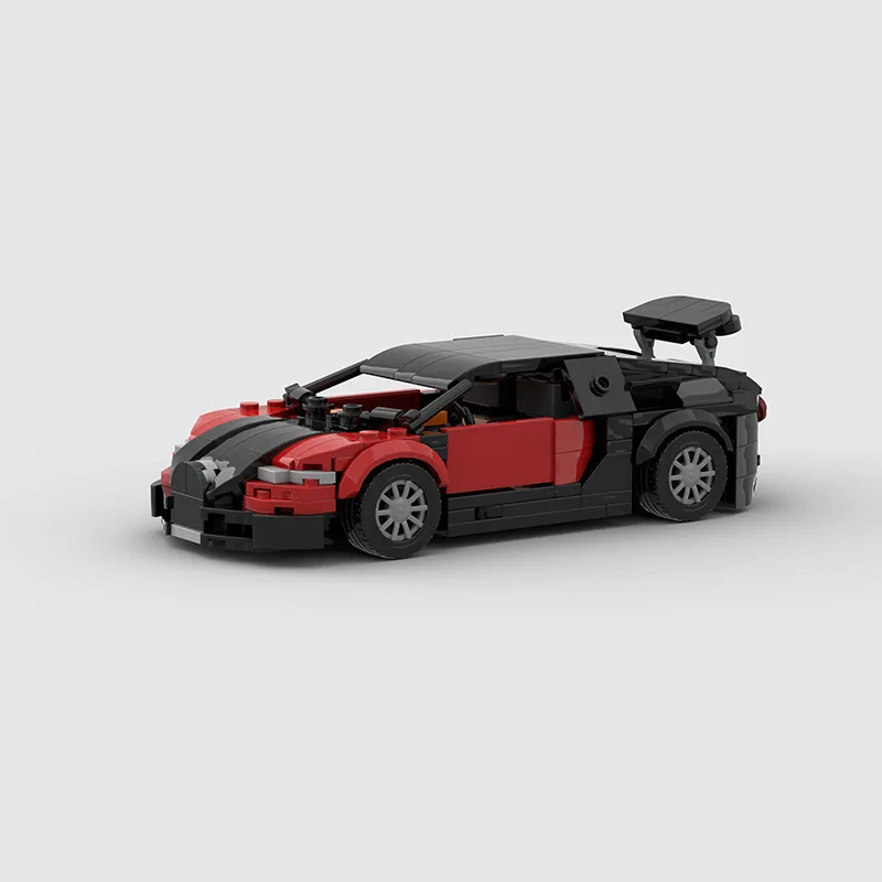 Compatible with Lego small particles luxury sports car racing moc puzzle assembly children's building block toys cross-border