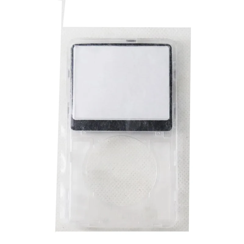 5th-IPod فيديو أسود أخضر شفاف واضح الغطاء الأمامي ل IPC80G/120G/3rd الجيل 160GSimplism Classic3 إصدار رقيق