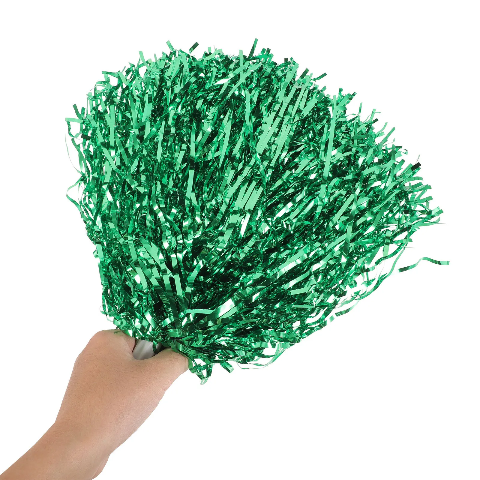 

10 шт., 5 пар, 25 г помпонов для болельщиков, пластиковые легкие прочные цветочные шарики, гладкая ручка для спортивных матчей