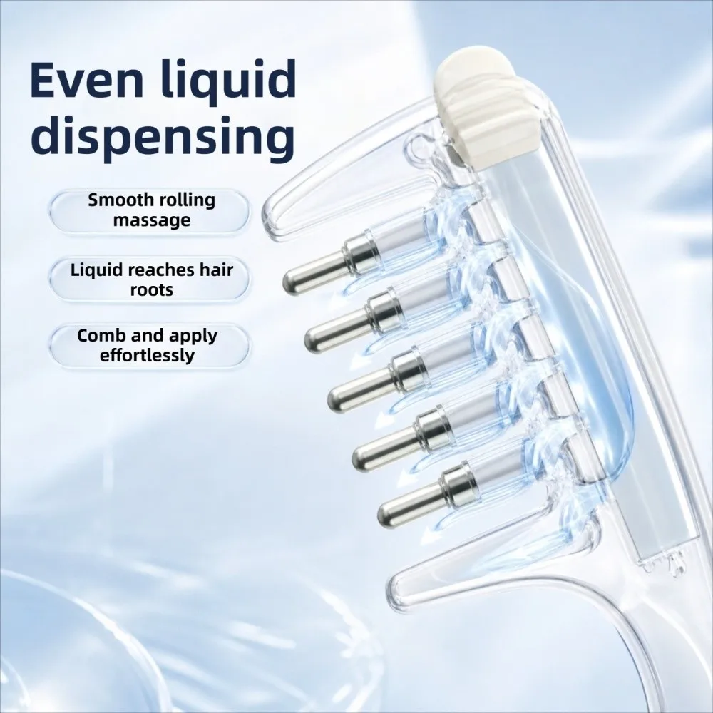 Multi-Function Mini Portable Head Applicator Anti-Frizz Hair Care Hair Firming Applicator Anti-Static Scalp Nourish