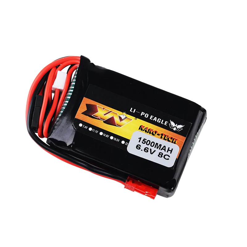 1 / 2pcs 2S 6.6v 1500MAH 8C Lipo Battery For FUTABA 18SZ/14SG/10J/T8J/T6J/7PX/4PX/4PV/4PLS/4PK/3 PV Transmitter