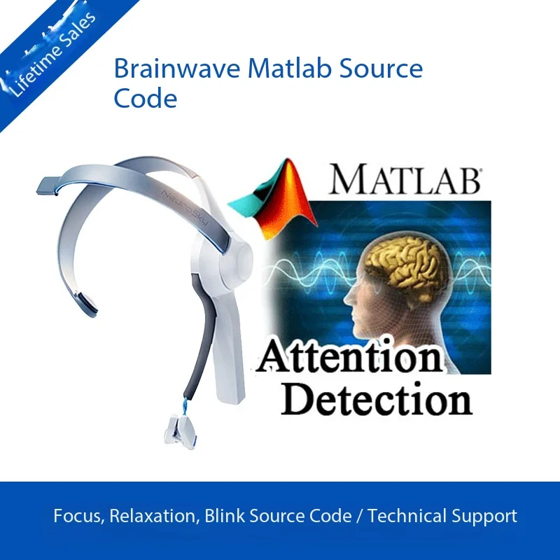 TGAM Brainwave EEG Sensor Kit with Matlab Code 3.3V UART for Arduino STM32 BCI Projects