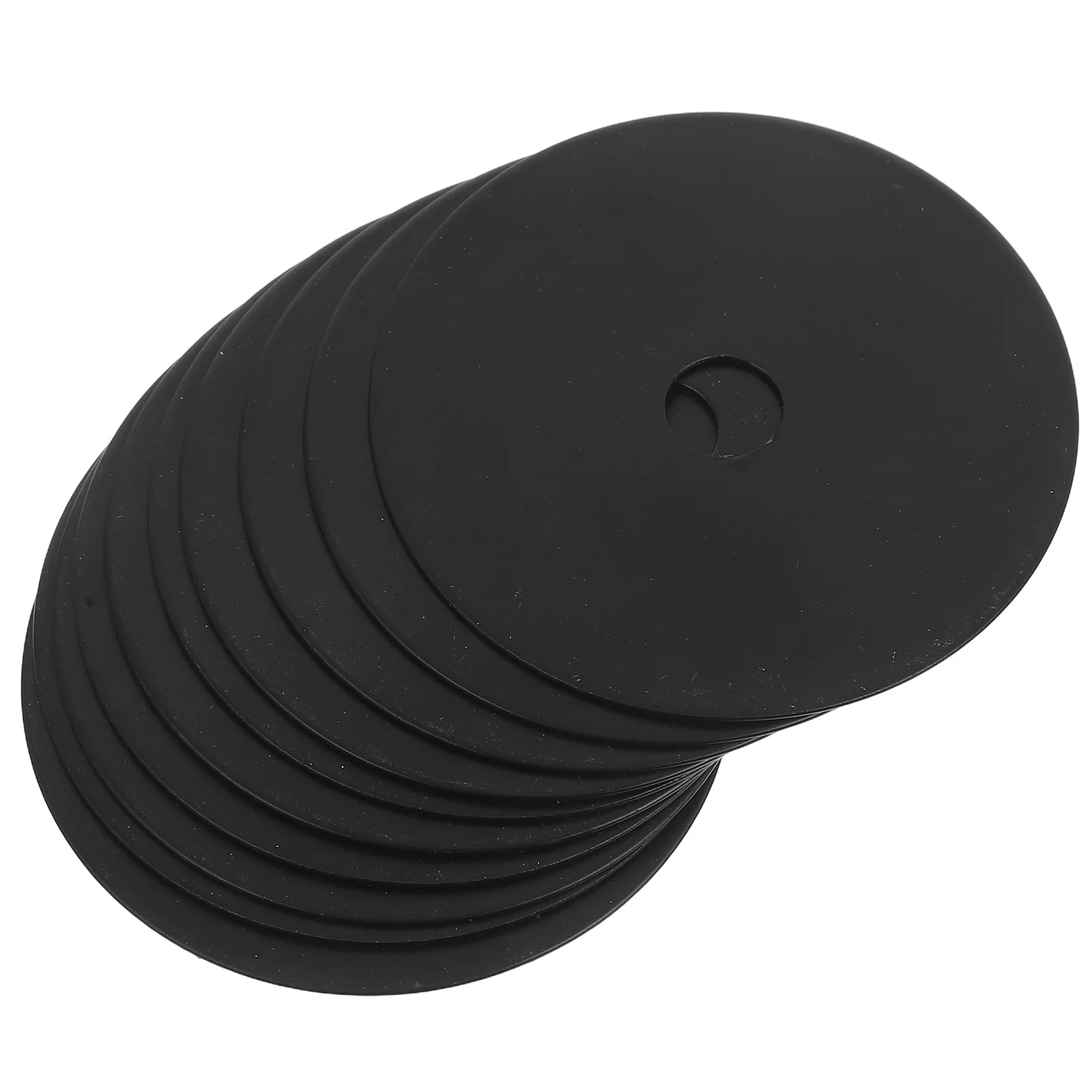 

10Pcs Round Iron Lamp Base Plates Solid for Lamp Making Table Floor Light Socket Rings Light Socket Shade Ring