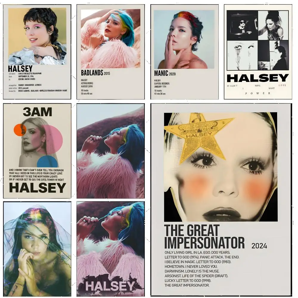 Music H-Halsey Poster Premium Decor Art & Gift for Household Lounge Home Ornaments