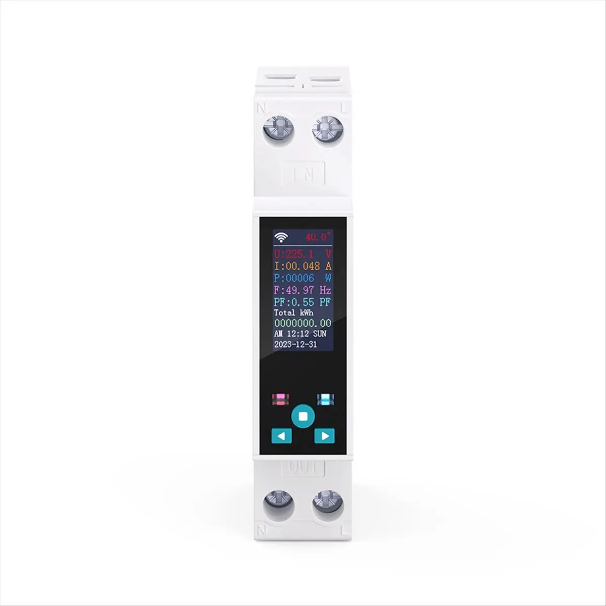 A26Z  1-50A Smart Circuit Breaker TUYA MCB with LCD Display Current Under Voltage Wireless Remote Control Switch A