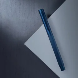 HongDian 1851 Beautiful Blue Fountain Pen Milky Way Pattern Stainless F Nib  Business Office Writing Gifts  School Supplies
