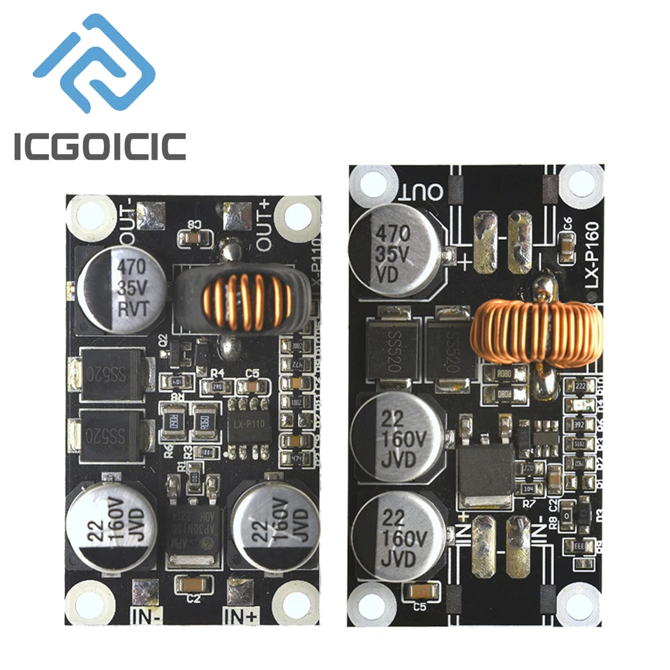 DC-DC Buck Module 10-130V to 5V/9V/12V/24V 5A High Power Step Down Converter for Industrial Solar