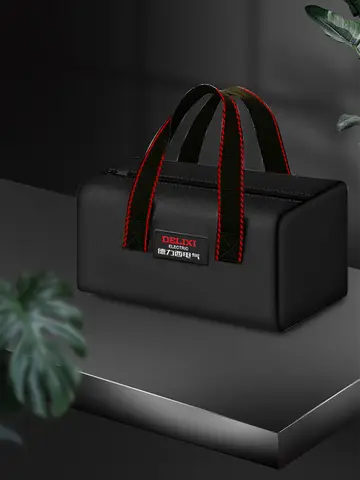 DELIXI ELECTRIC Tool Bag Oxford Cloth Portable Storage Bag, Professional Electrician and Carpenter Repair, Home Storage, HandBag