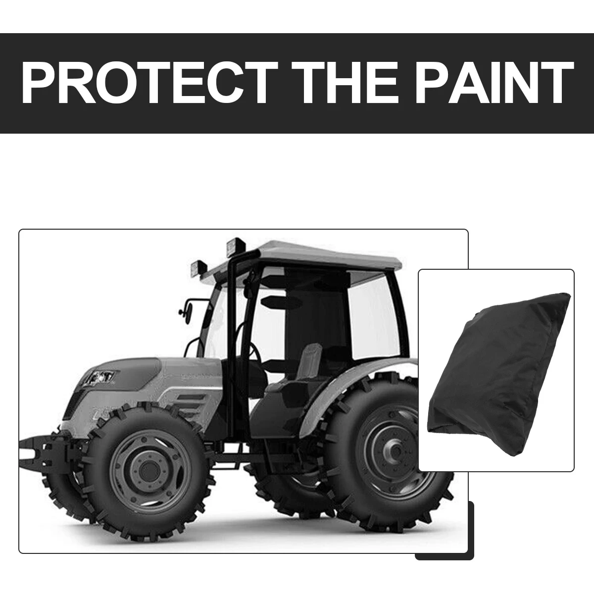 

Waterproof Car Cover for Grass Machine ATV Vehicle Dustproof UV Protection Lightweight Portable Storage Outdoor Use