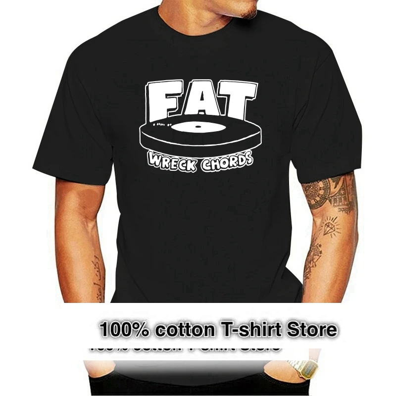 100% Cotton O-neck Custom Printed Tshirt Men T Shirt Fat Wreck Chords Women T-Shirt