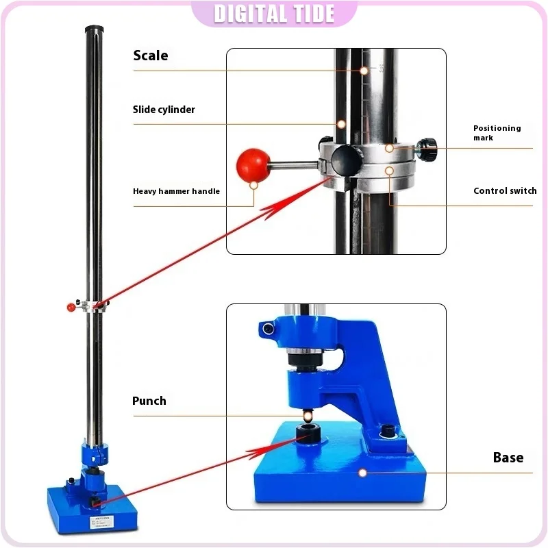 

Applicable to Paint Film Impactor Impact Testing Machine Metal Paint Coating Impact Resistance Hammer Test