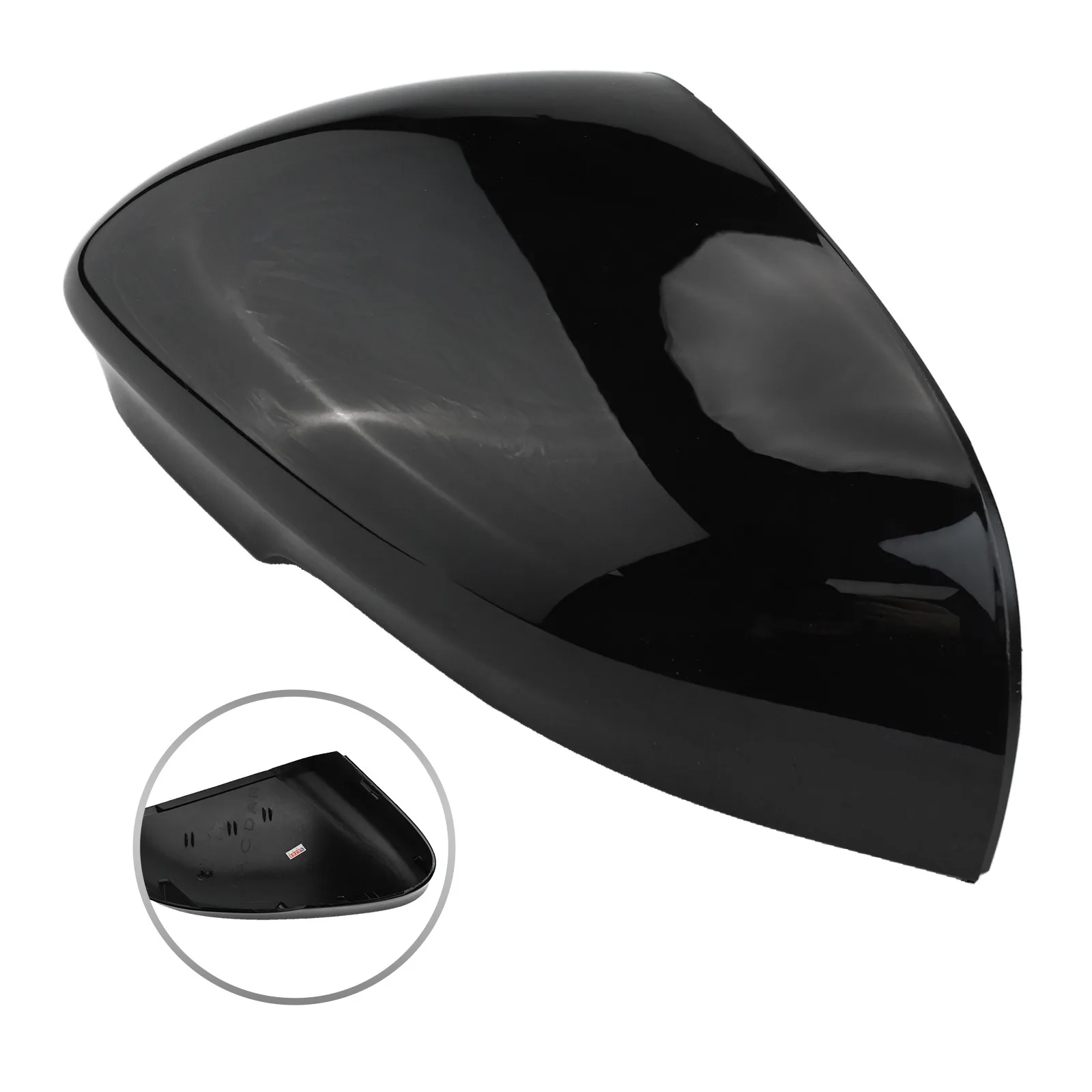 

Brilliant Black Rear Wing Mirror Cover Glossy Black Mirror Cover Glossy Black Cover Sleek And Polished Look For Jaguar XF