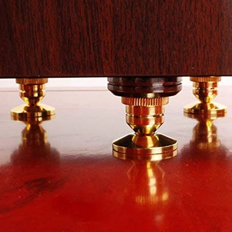 4 Set Speaker Spikes,Speaker Stands Subwoofer Audio Speaker Turntable Isolation Stand Feet Cone Base Pads With Adhesive