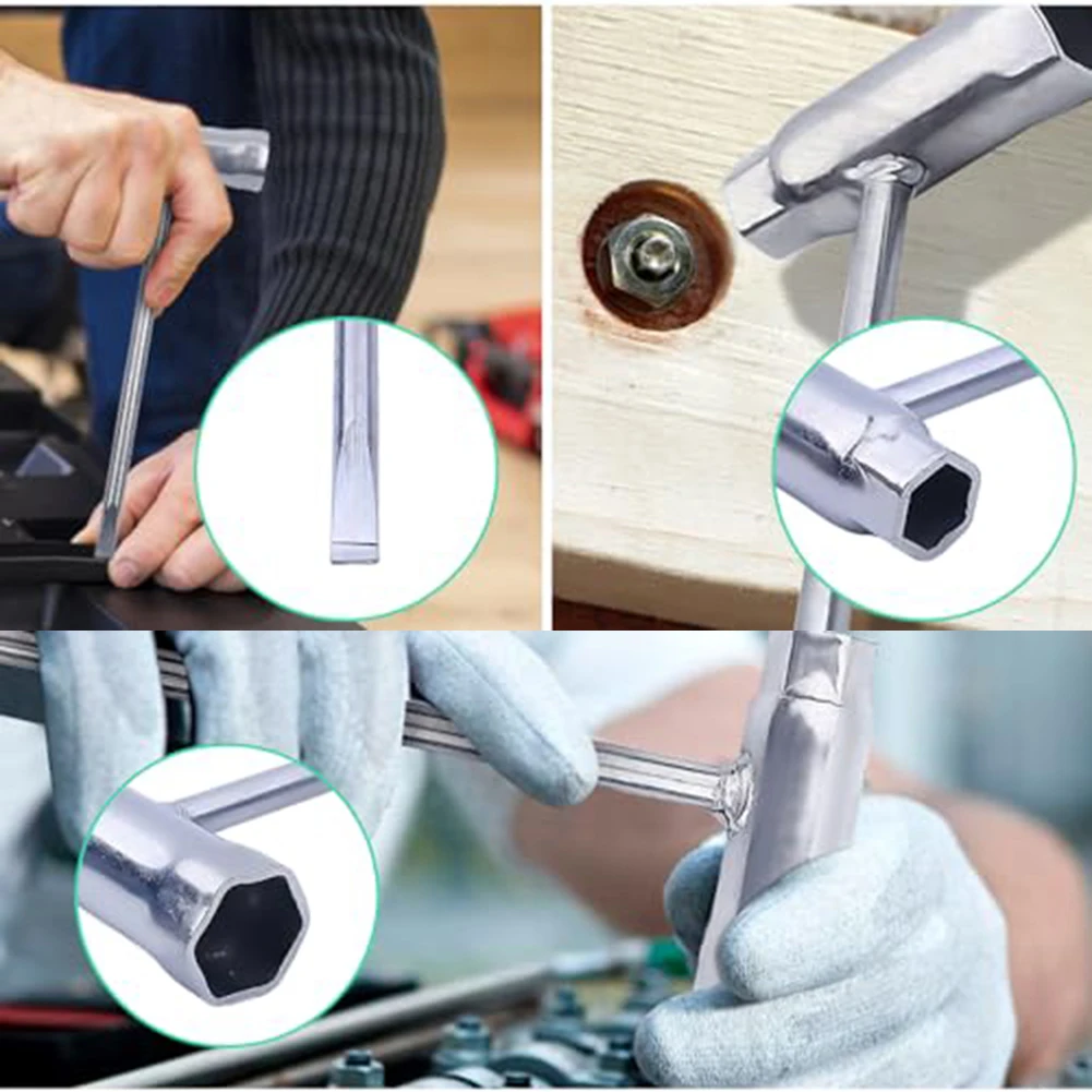 Chainsaw Nut Wrench Kit Compatible with For 017 018 019 020 021 Series 6 Nut Set for Efficient Repairs and Maintenance