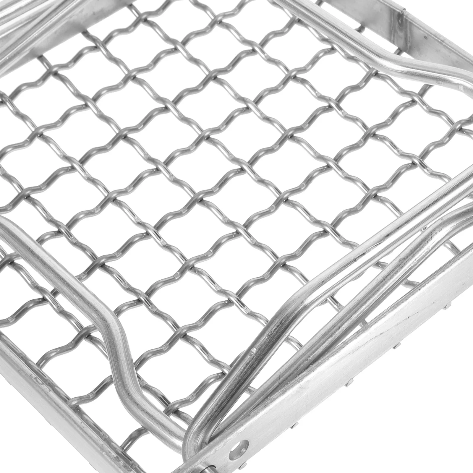 

Stainless Steel BBQ Grill Rectangular Large Mesh Cooling Roasting Outdoor Baking Rack for Camping Picnic Gift Grid Steel Wire